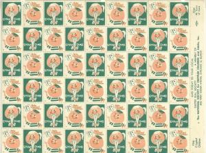 Crippled Children Easter Seals, 1962 Mint Sheet*-