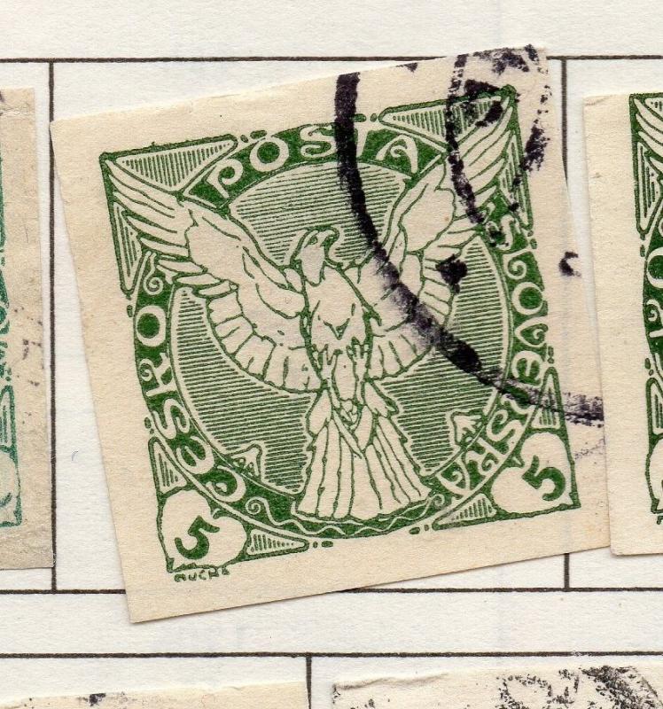 Czechoslovakia 1918-21 Early Issue Fine Used 5h. 271856