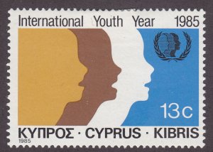 Cyprus 659 International Youth Year 1985