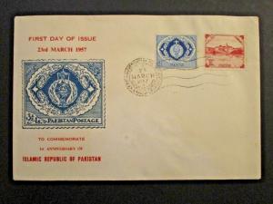 Pakistan SG# 87 & 88 FDC /  Unaddressed & Cacheted - Z4341