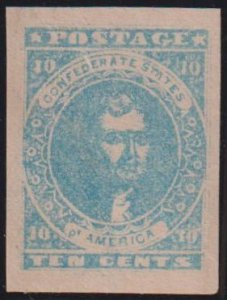 US Confederates #2a NH XF - SUP