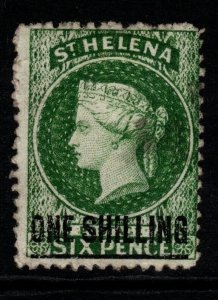 ST.HELENA SG19 1871 1/= DEEP GREEN FINE USED