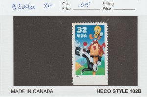 Scott# 3204a 1998 32c Sylvester and Tweety XF MNH