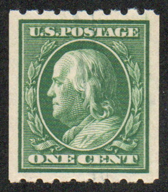 USA #390 XF, very faint cancel, vivid color, SELECT!