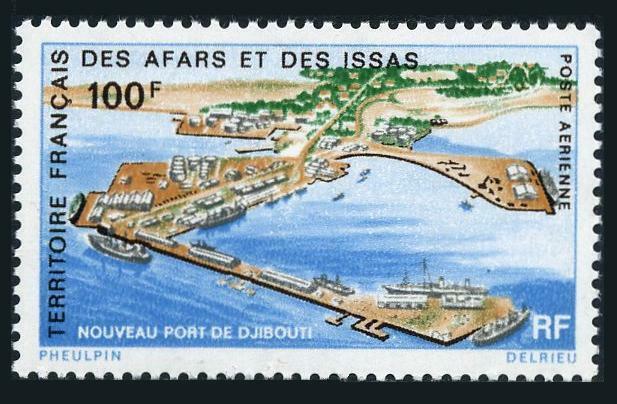 Afars & Issas C61,MNH.Michel 60. New Djibouti harbor,1972.