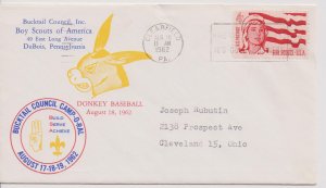 Scout Cachets #646 – Bucktail Council Camp-O-Ral 1962 - Levy 62-75