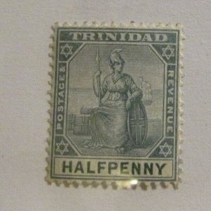 Trinidad Halfpenny Scott #92 * MH, fine + 102 card