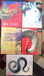 Chinese year sets Year of the Ram'03 Dragon '00 Rabbit '99 Snake '01 Monkey '04