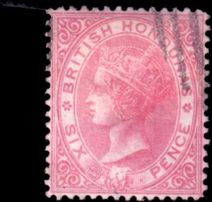 BRITISH HONDURAS 6 USED F