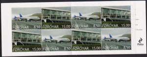 Faroe Islands 2015 Aviation Airways Airbus - 319 Mi.MH39 Booklet MNH