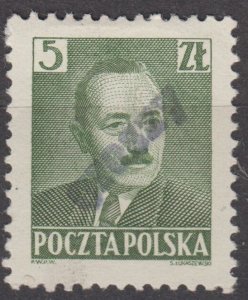 Poland 1950 Groszy overprint on Scott #478 MH