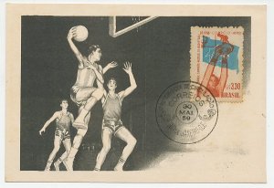 Maximum card Brazil 1959 Basketball - World Championship