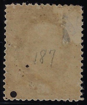 Scott #187 - $1,400.00 – VF-OG – Small thin. Attractive – SCV $3.000