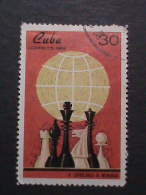 ​CUBA 1969-SPORTS EVENTS  USED STAMP-VF WE SHIP TO WORLD WIDE & COMBINED