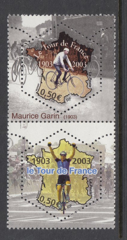 France 2968 Bicycles MNH VF