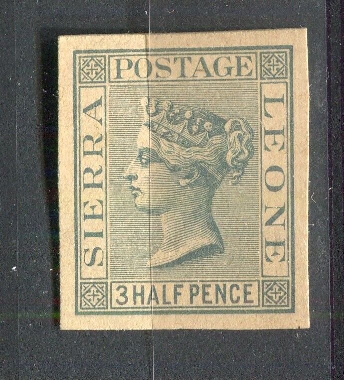 SIERRA LEONE; 1890s-00s classic QV issue Mint Postal STATIONARY PIECE