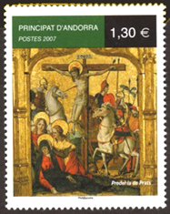 Scott #622 Crucifixion Painting MNH