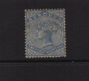 Bermuda 1883 SG27b 21/2d CA watermark mounted mint
