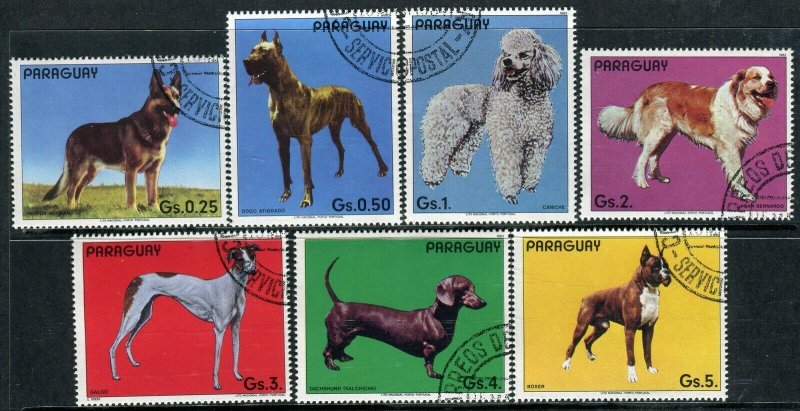 262 - Paraguay - Dogs - Used Set