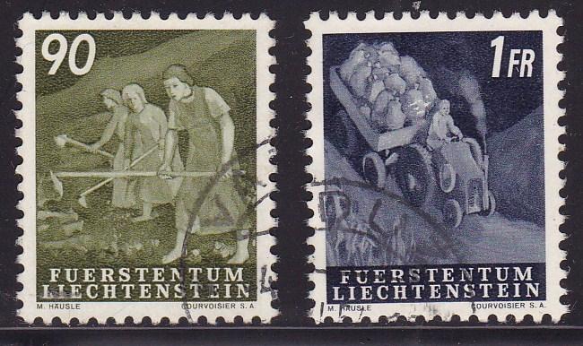 Liechtenstein 1951 New Definitive Scenes VF+/Used(o)