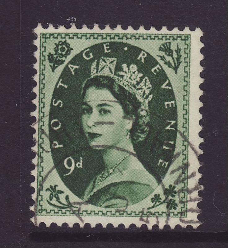 1954 GB 9d Wmk 153 Fine Used SG526
