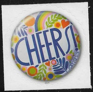 5928 MNH Pinback Button Cheers
