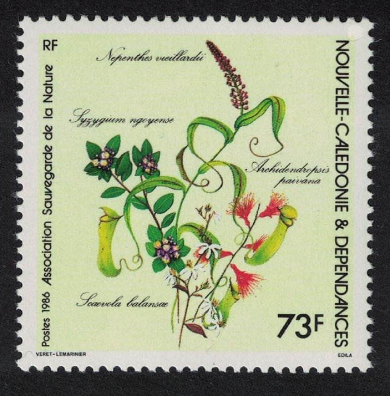 New Caledonia Wild Flowers Association for Nature Protection 1986 MNH SG#797