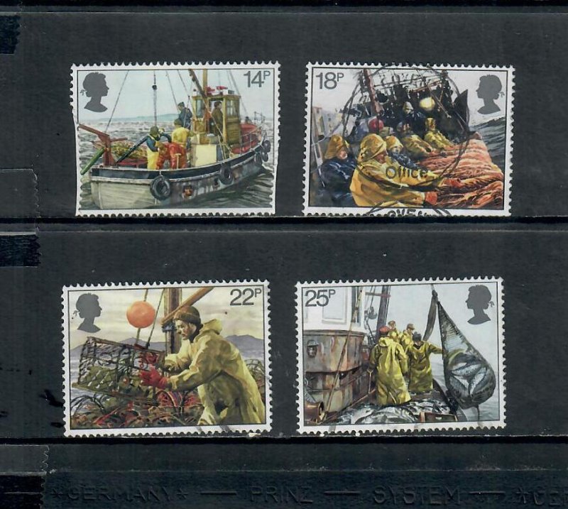G.B 1981 COMMEMORATIVES  SET FISHING h 180123   , USED