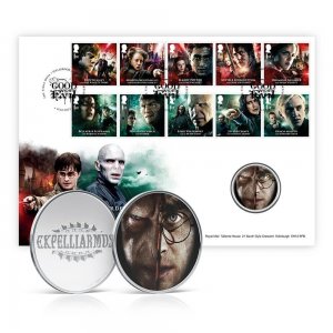 Royal Mail - Harry Potter - Limited Edition Medal Cover - The Final Duel