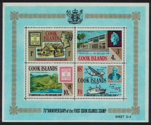 Cook Is. First Cook Islands Stamps MS 1967 MNH SG#MS226