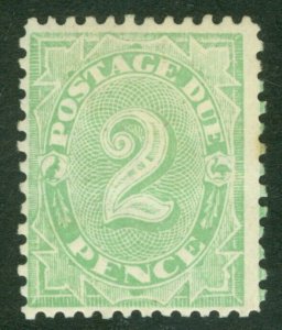 SG D55 Australia 1907. 2d dull green. A fresh mounted mint example CAT £275