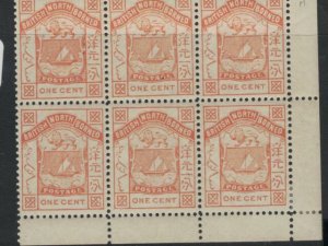 North Borneo SG 23 Block of 6 MNH (6fcq)