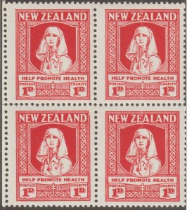 EDSROOM-21851 New Zealand B2 MNH 1930 Complete Block of 4 CV$240