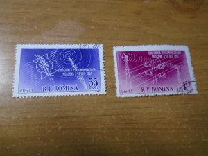 Romania  #   1207-08   used