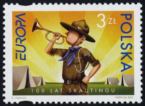 Poland 3859 MNH EUROPA, Scouts