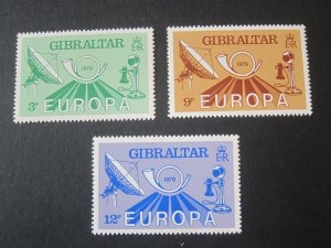 Gibraltar 1979 Sc 382-84 set MNH