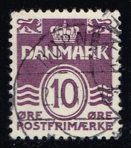 Denmark #230 Numeral; used (0.25)