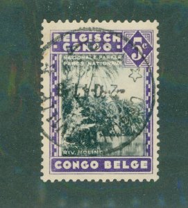 BELGIAN CONGO 166 USED BIN $0.50