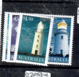 AUSTRALIA LIGHTHOUSES    SC 2047-2050    MNH    P0218  H