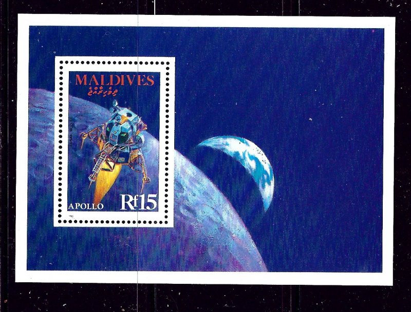 Maldive Is 1272 MNH 1988 Spacecraft S/S