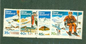 NEW ZEALAND 799-802 MH BIN $2.25