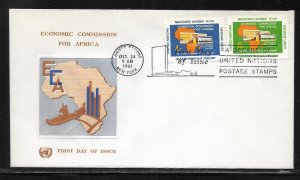 United Nations NY 93-94 ECLA Geneva Cachet FDC First Day Cover