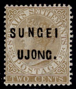 MALAYSIA - Sungei Ujong QV SG30, 2c brown, M MINT. Cat £65.