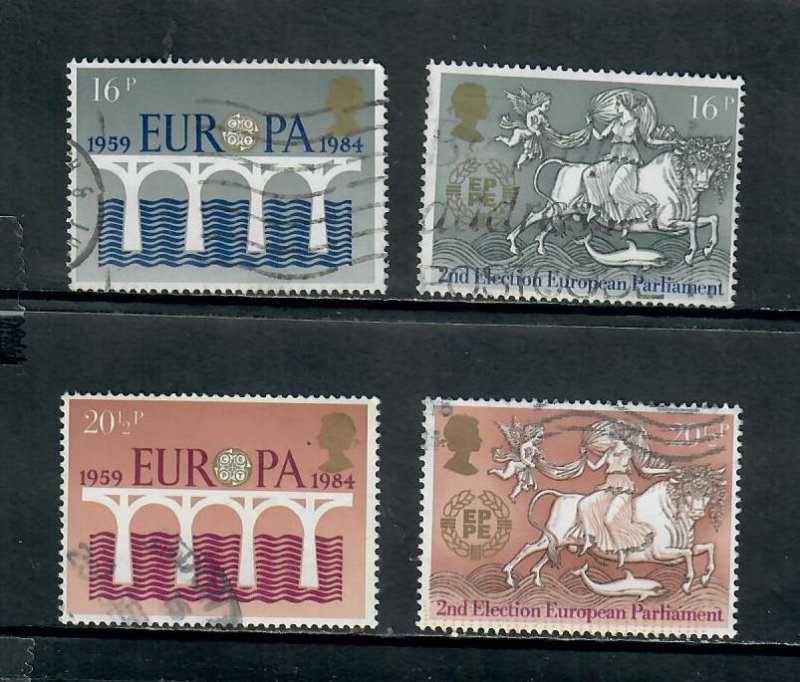 G.B 1984  COMMEMORATIVES CEPT USED  h 250121