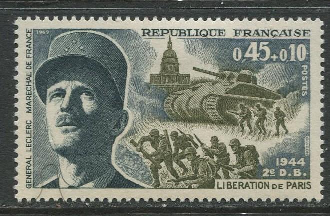 France - Scott B432 - Semi Postal Issue -1969 - MLH - Single 45c + 10c Stamp