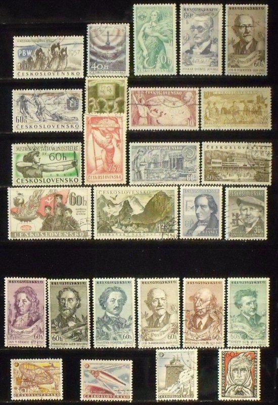 A2072   CZECHOSLOVAKIA        Collection        Two Pages         Mint/Used