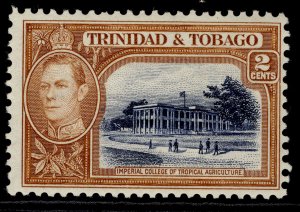 TRINIDAD & TOBAGO GVI SG247, 2c blue & yellow-brown, M MINT.