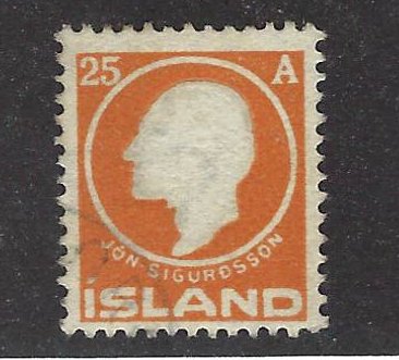 Iceland SC#91 Used F-VF SCV$55.00....Fill a Great Spot!
