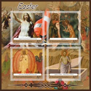 Stamps.  Art, painting, Religion, Easter 2016 8 sheets perforated MNH **