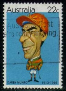 Australia #772 Jockey Darby Munro, used (0.25)